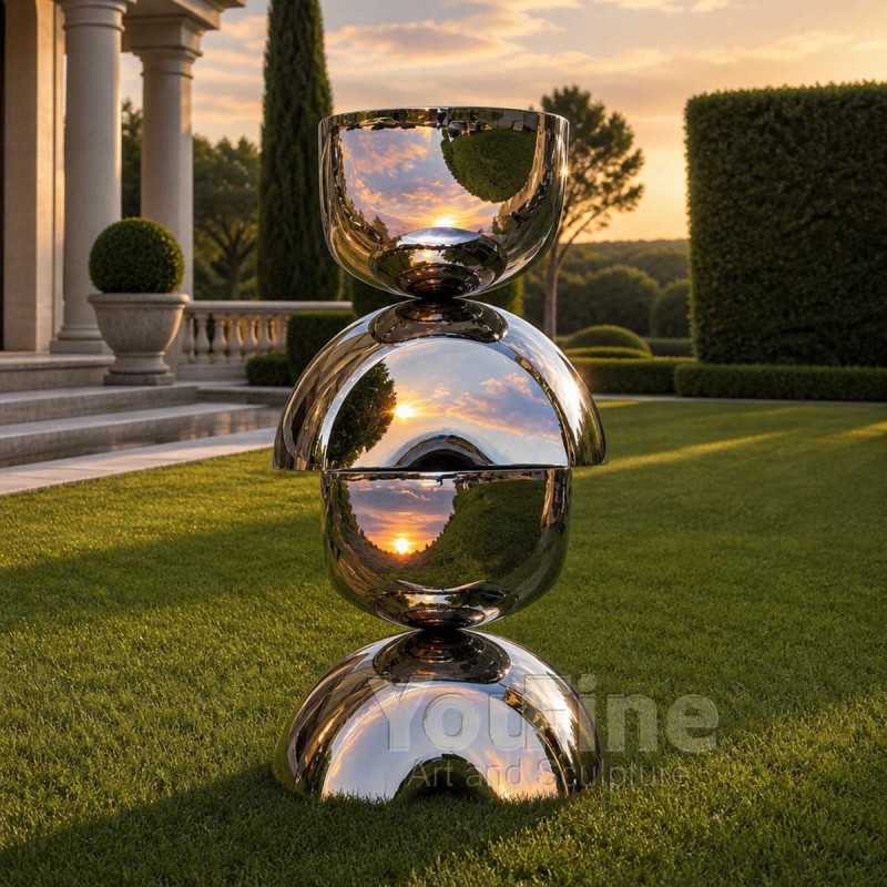 Modern Pop Art Stainless Steel Candy Sculpture Modern Pop Art Stainless Steel Candy Sculpture