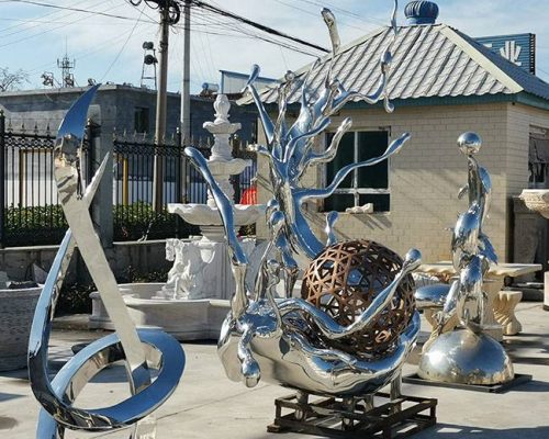 Stainless steel sculpture 03